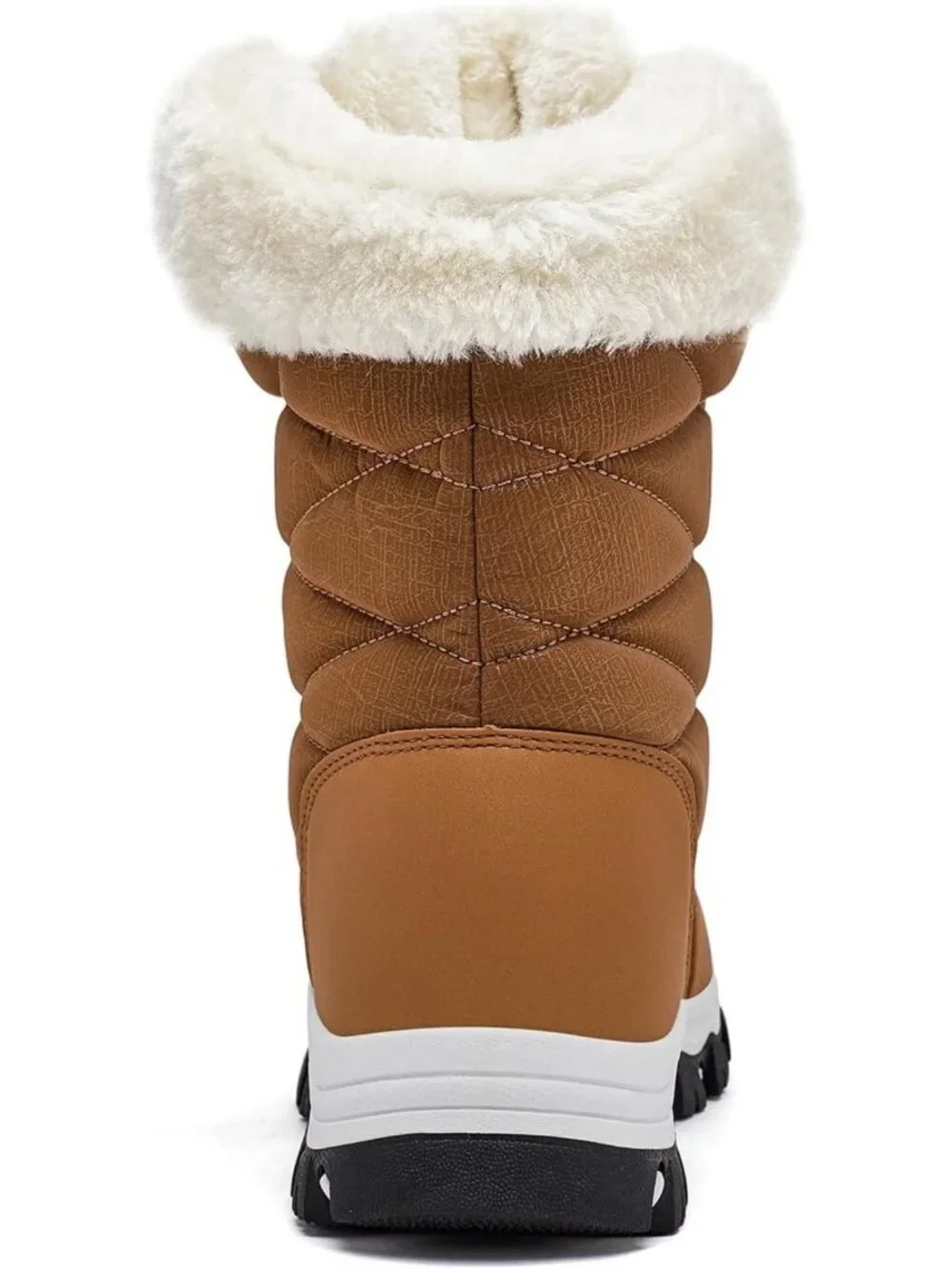 Waterproof Winter Snow Boots for Women | Lightweight Warm Faux Fur Mid-Calf